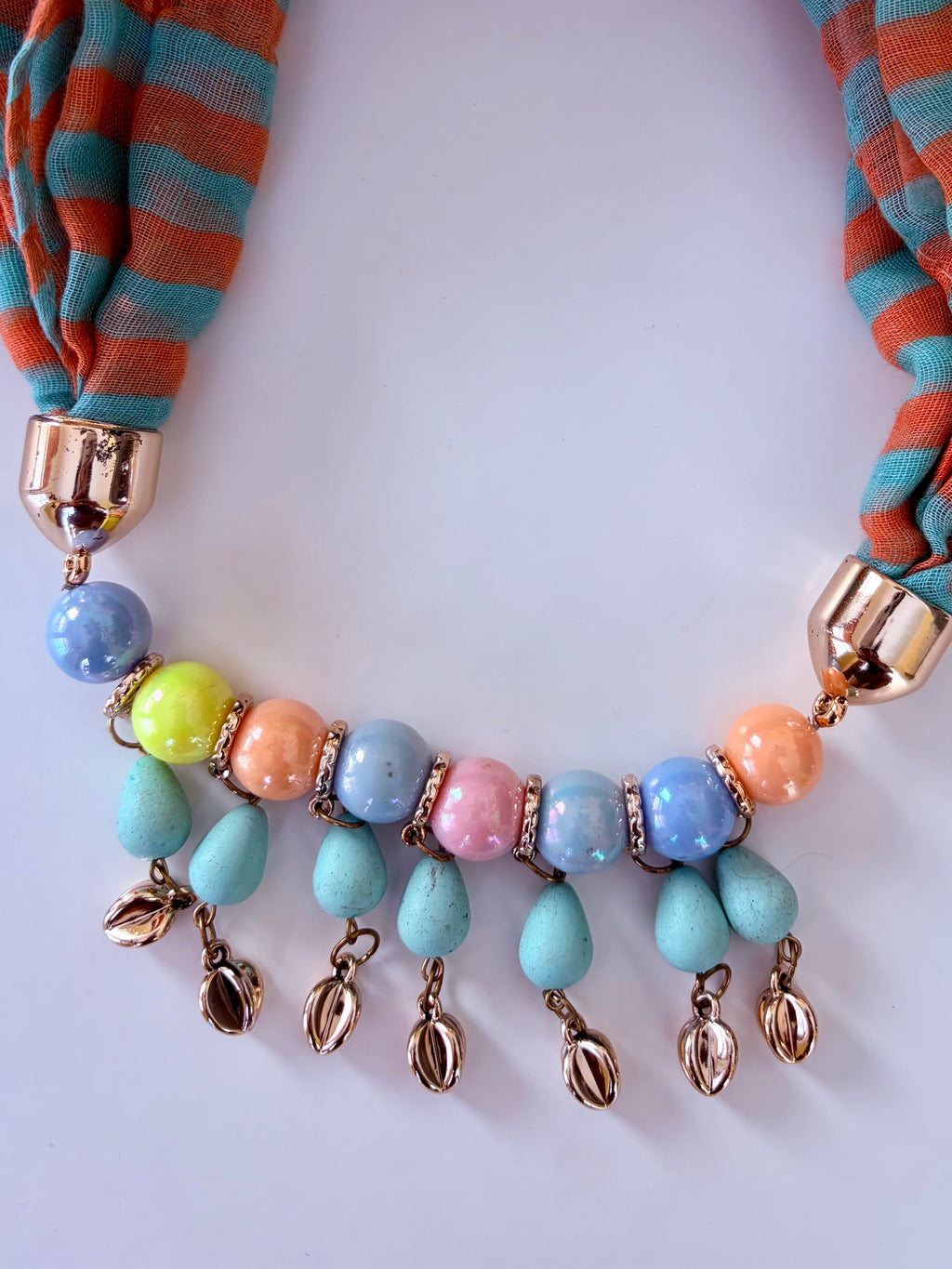 jeweled loop scarf