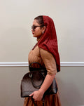jeweled loop scarf