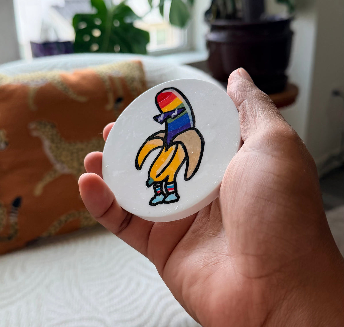Pride banana coaster