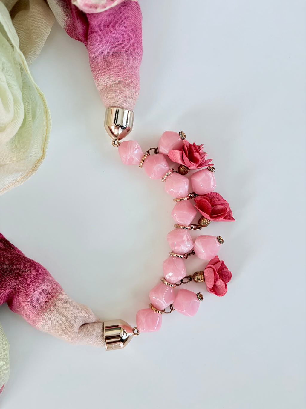 jeweled loop scarf